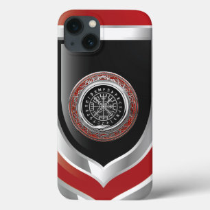 [610] Vegvisir - Viking Silver Magic Runic Compass iPhone 13 Case