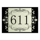 611 Area Code Cards (Front Horizontal)