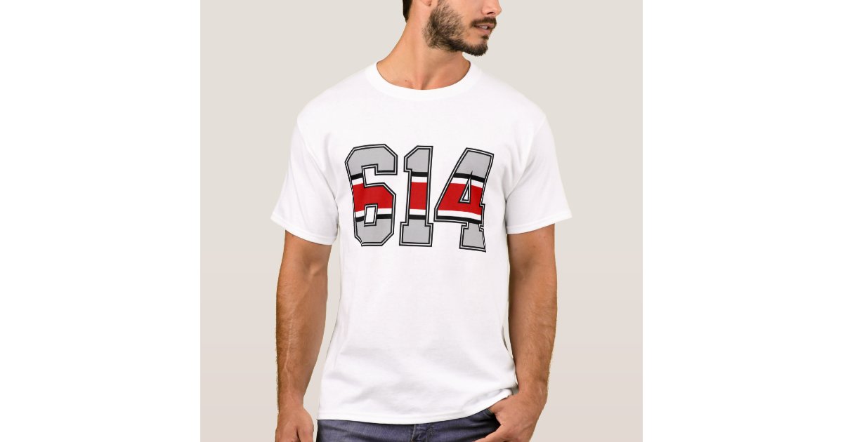 614-area-code-t-shirt-zazzle