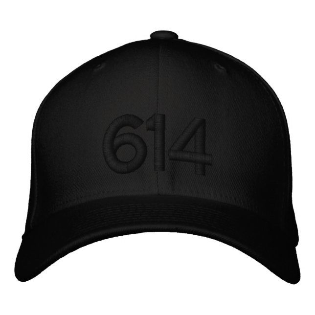 614 EMBROIDERED BASEBALL CAP (Front)