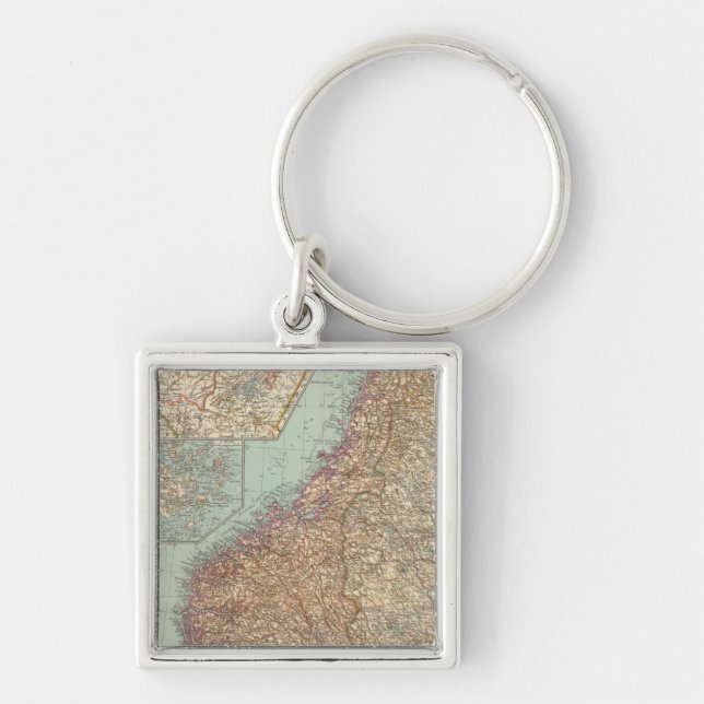 6162 Sweden, Norway Keychain (Front)