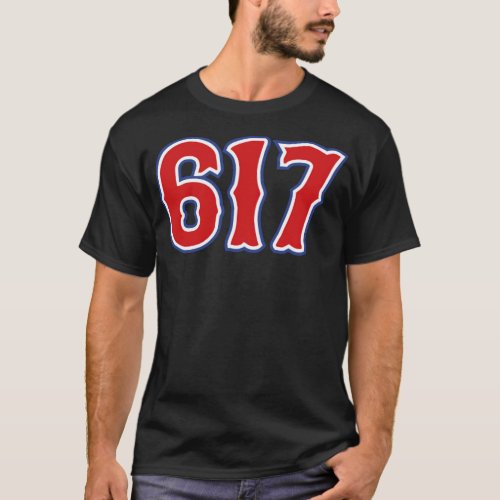 617 Boston MA Area sports  T_Shirt