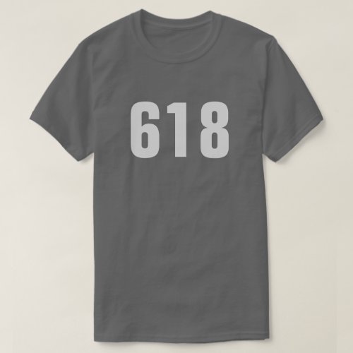 618 _  Illinois Area Code T_Shirt