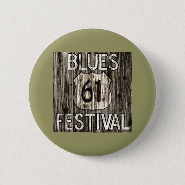 61 Blues Festival Button (Front)