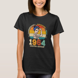 61 Year Old Bday 1964 Vintage 61st Birthday Women T-Shirt