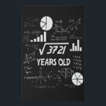 61 Years Old Bday Math Teacher 61st Birthday Gift Faux Canvas Print<br><div class="desc">Birthday Design For anyone who's horoscope say difficult & Stubborn But totally worth.Wear it with pride at work,  school gym perfect to pair with shorts,  leggings or jeans for a casual yet trendy Look</div>