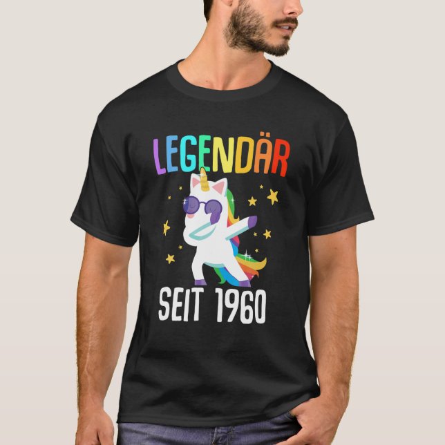 61St Birthday 61 Years Ladies Men Saying Funny Gif T-Shirt (Front)
