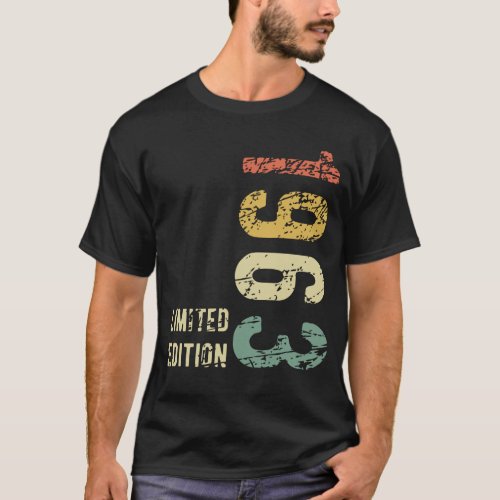 61st Birthday Gift 1963 Limited Edition 61 Years T_Shirt