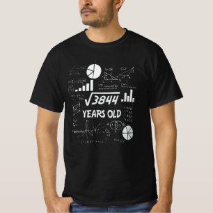 62 Years Old Bday Math Teacher 62nd Birthday Gift T-Shirt