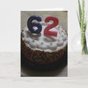 62nd Birthday Card