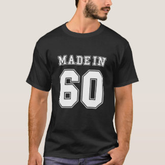 62Nd Birthday Idea Vintage Made In 1960 T-Shirt
