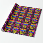 [ Thumbnail: 62nd Birthday: Loving Hearts Pattern, Rainbow # 62 Wrapping Paper ]