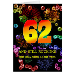 62nd Birthday Still Rocking Cards