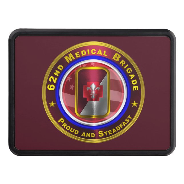 62nd Medical Brigade Hitch Cover (Front)