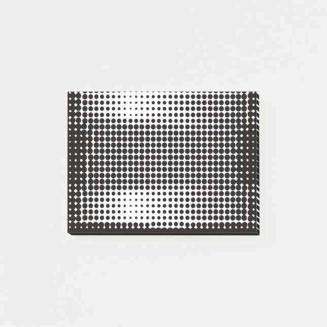 6307Halftone Pattern Post-it Notes (Front)
