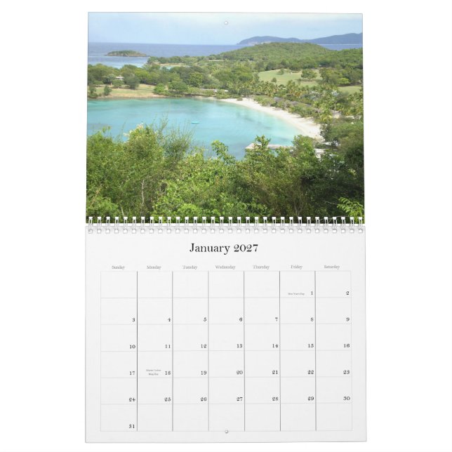 636, 2009 Caribbean Beaches Calendar (Jan 2027)