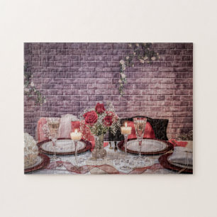 6371-Wedding Head Table for Bride & Groom Puzzle
