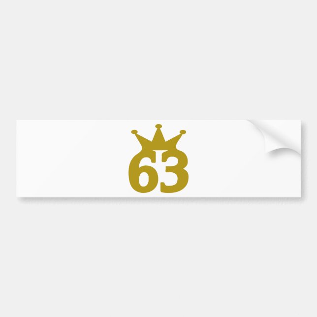 63-crown bumper sticker (Front)
