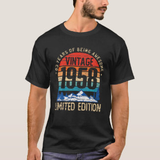 63 Year Old Gift Vintage 1958 63Rd Birthday Editio T-Shirt