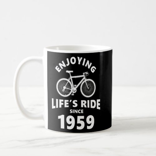 63 Year Old Mountain Biker Bicycle Bike 1959 63rd  Coffee Mug