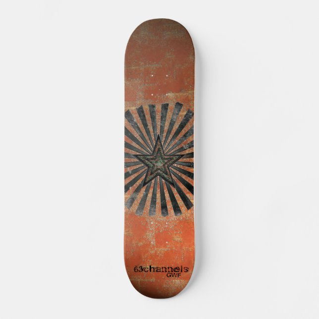 63Channels Skateboard Deck (Front)