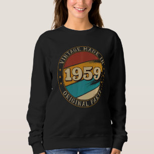63rd Birthday Bday Vintage 1959 Birthday Sweatshirt