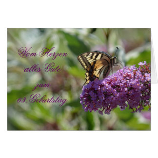 ‘63rd birthday’ by mysteryella cards