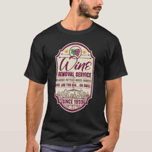 63rd Birthday I Label Wine Decanter I Wine Removal T-Shirt
