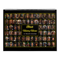 64 Black History Heroes: A 24-Month Calendar