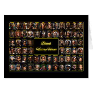 64 Black History Heroes Giant Gift Card