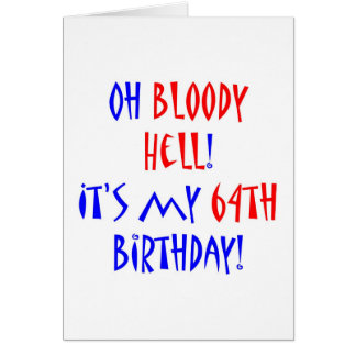 64 Bloody Hell Cards