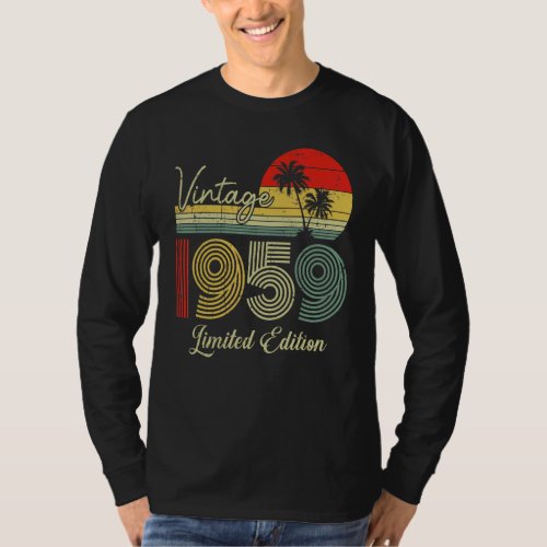 64 Year Old Vintage 1959 64th Birthday 1 T_Shirt