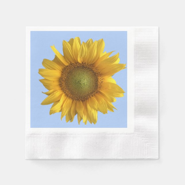 64th Anniversary Sunflower Napkins (Front)
