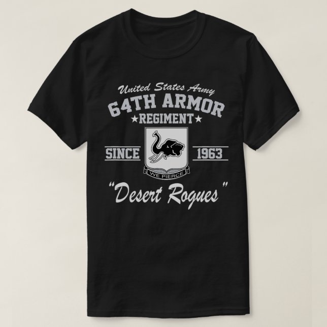 64th Armor Regiment  T-Shirt (Design Front)