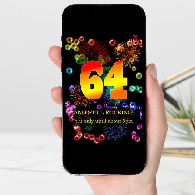 64th Birthday Still Rocking Cards (Front Digital)