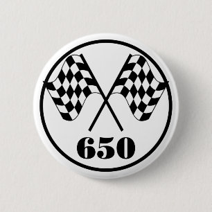 650 Checkered Flags Button