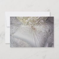 6538-Ring Bearer Pillow with Wedding Ring on Veil