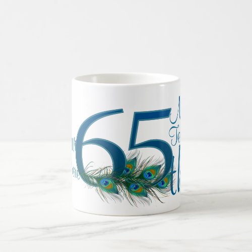  65 _ 65th Wedding Anniversary or 65th Birthday Coffee Mug