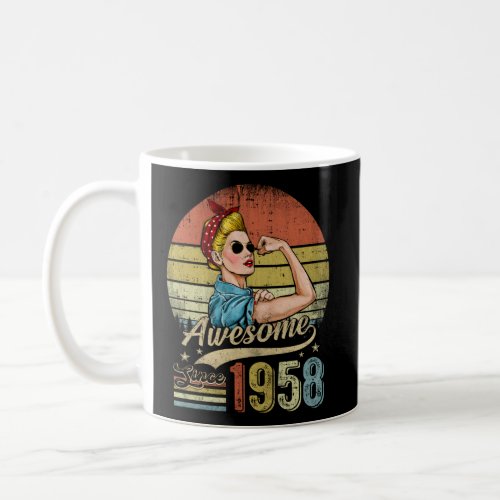 65 Awesome Since 1958 65Th Coffee Mug