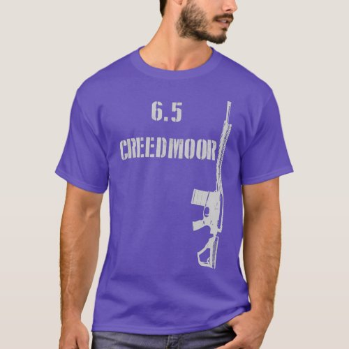 65 Creedmoor AR10 Rifle Long Range 2A Shooting T_Shirt