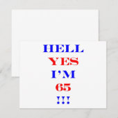 65 Hell yes (Front/Back)