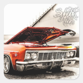 65 Impala Square Sticker