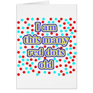 65 Red Dots Old Cards