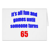65 Someone turns 65 (Front Horizontal)