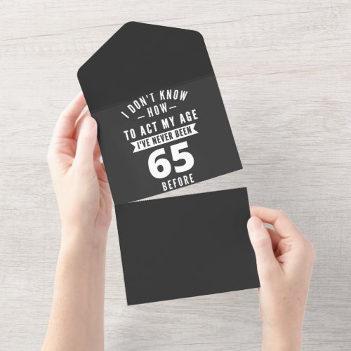 65 Year Old Poison  65th Birthday Gift Ideas All In One Invitation