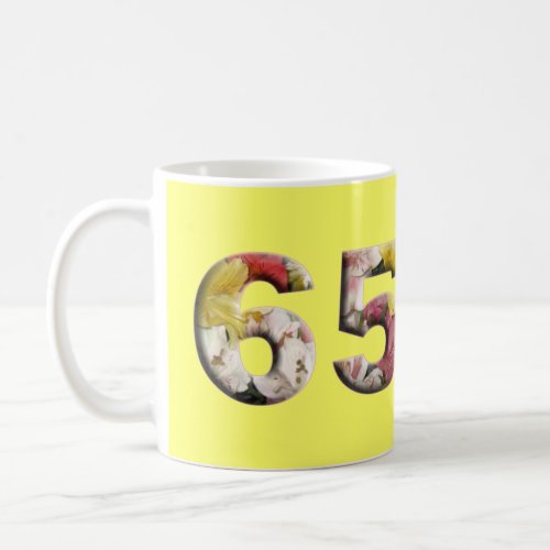 65 Years Milestone Birthday Anniversary Mug