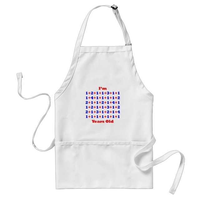 65 Years old! Adult Apron (Front)
