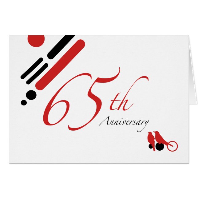 65th Anniversary (mod birds) (Front Horizontal)