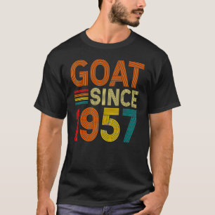 65th Birthday 65 Years Old Goat Since 1957 T-Shirt