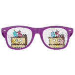 65th Birthday Cake With Candles Retro Sunglasses at Zazzle